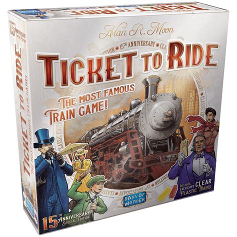 Ticket To Ride 15th Anniversary Edition Strategy Board Game