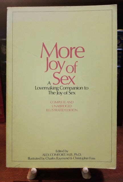 More Joy Of Sex By Alex Comfort 1975 Trade Paperback For Sale Online
