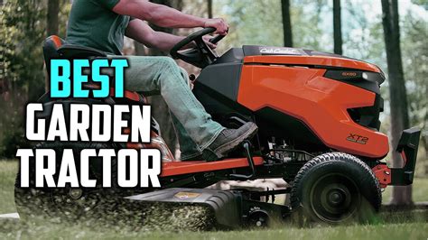 Best Garden Tractors Review For Pulling Tilling Gas