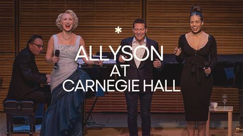 allyson briggs debuts at carnegie hall with michael feinstein — fleur seule