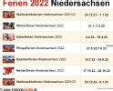 Ostern ist im christentum die gedächtnisfeier der auferstehung jesu christi. Ferien Niedersachsen 2022 - Übersicht der Ferientermine