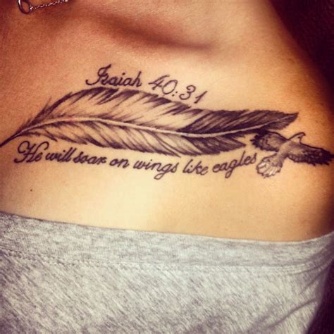 my tattoo that i got for my daddy after he passed away it was part of his favorite bible verse