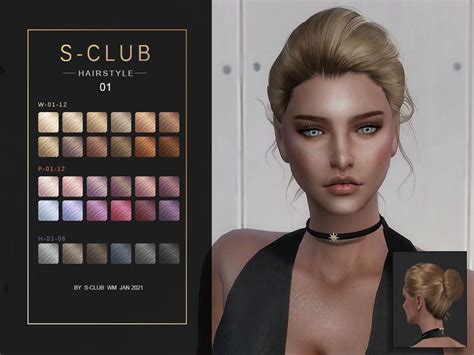 Sims 4 — S Club Ts4 Wm Hair 202101 By S Club — The Curly Hair For The