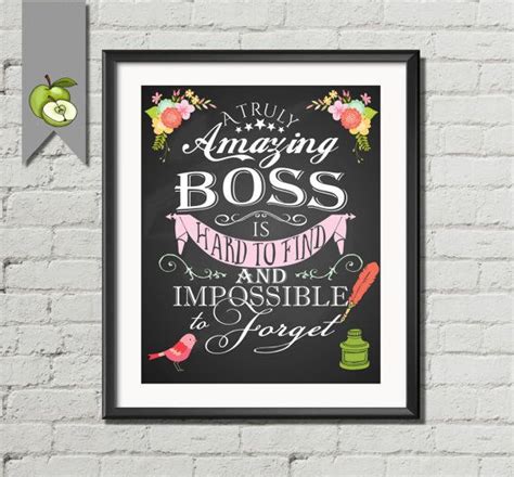 Shopping for the right gift for your boss can often become a challenge. retirement gift female boss A truly amazing Boss by ...