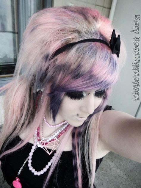 Pink Emo Scene Hair Girl Hair Stripes Scene Girl Hair Pink Hair