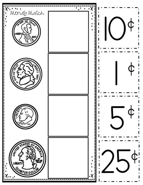 Money Coin Printables For Young Learners With Bonus Clip It Cards