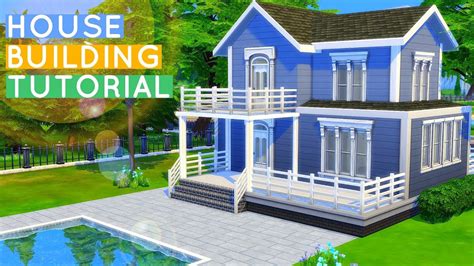 How To Build House In Sims 4 Sims House American Style Houses Build Cc