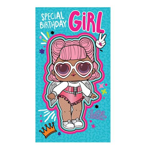 Lol Surprise Birthday Girl Card Ubicaciondepersonascdmxgobmx
