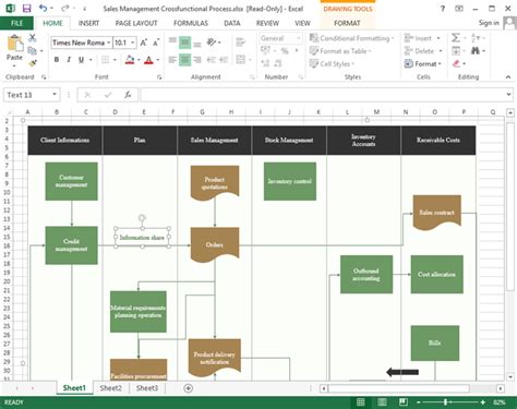 How To Flowchart In Excel Template Invitations Template Invitations