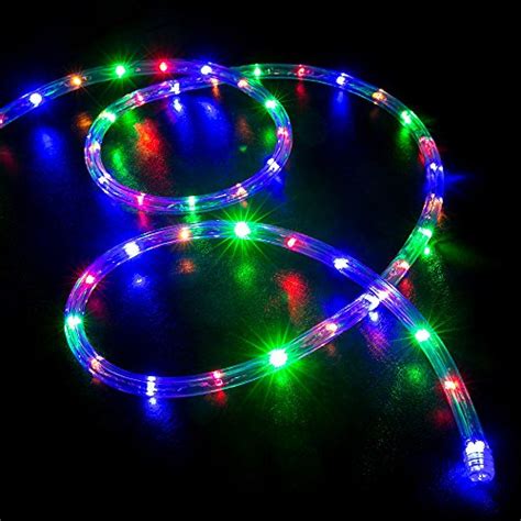 Wyzworks Multi Rgb Led Rope Lights Flexible 2 Wire Indooroutdoor