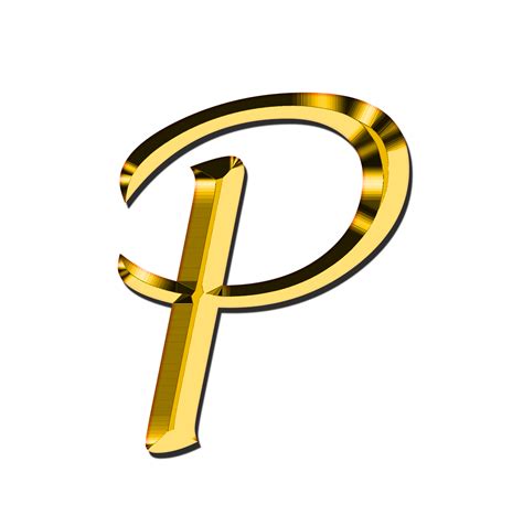 Letter P Clipart Transparent Png Hd Modern Font Alphabet Letter P My