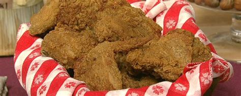 Dip each piece of chicken first into the buttermilk mixture and then into the flour mixture; Fried Chicken Recipe | The Chew - ABC.com