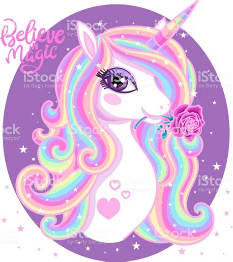 We did not find results for: Believe in magic. A beautiful, rainbow unicorn with a rose ...
