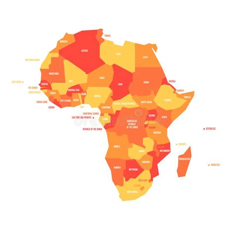 Political Map Africa Stock Illustrations - 27,553 Political Map Africa Stock Illustrations ...
