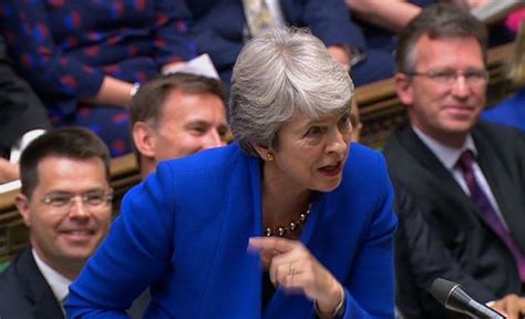 Theresa May Uses Her Final Pmqs To Tell Jeremy Corbyn To Resign Huffpost Uk