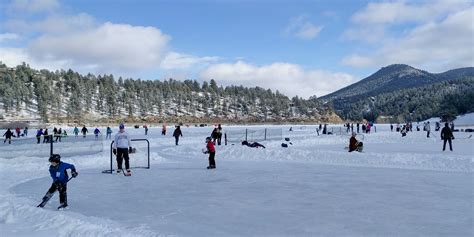 Evergreen Lake House Ice Skating Outdoor Project