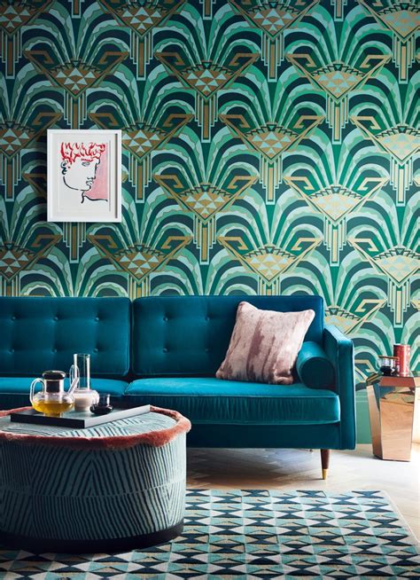 Moodboard Collection New Art Deco Interior Decor Trend For 2019