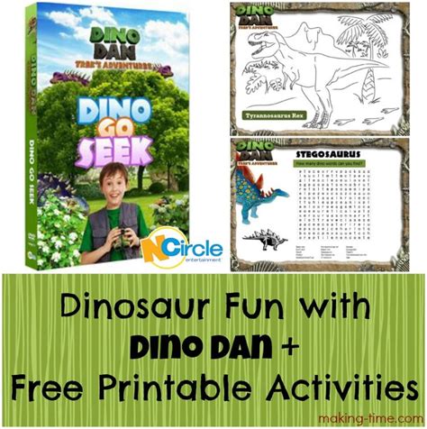 Veja o que dino dan (danbakura) descobriu no pinterest, a maior coleção de ideias do mundo. Dinosaur Fun with Dino Dan + Free Printable Activities - | Tarjetas, Dragones, Imprimibles