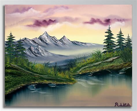 The Hills Oil Painting Art Etsy