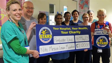 Salisbury Doctor Raises Over £2k For Stars Appeals Pembroke Unit