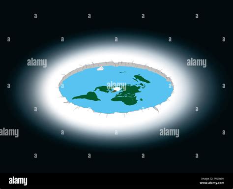 Mapa De La Tierra Plana Antartida Fotograf As E Im Genes De Alta