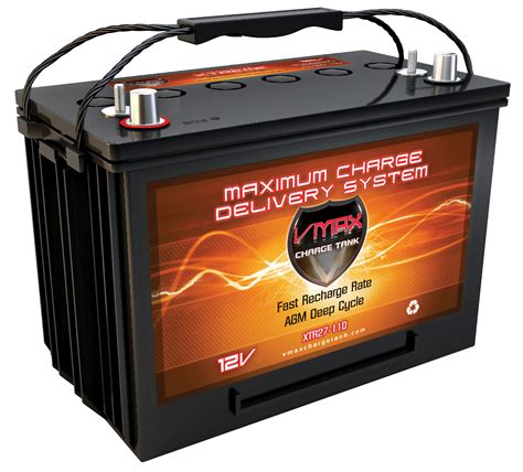 Vmax Xtr27 110 12v 110ah Deep Cycle Xtreme Agm Battery
