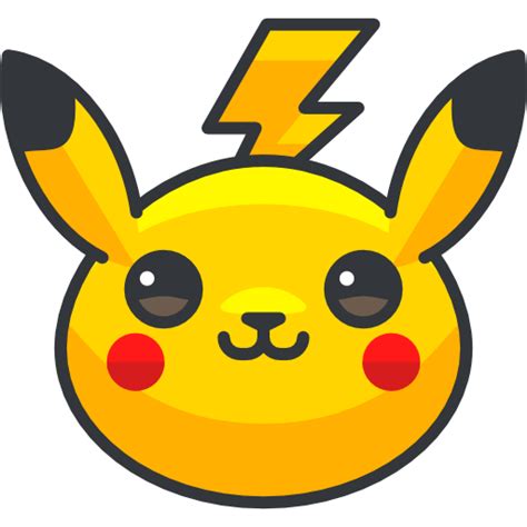 Pikachu Sticker Transparent Background Pikachu Emoji Clipart Full