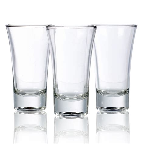 3 6 Or 12 85ml Double Shot Glasses Alcohol Vodka Shooter Drinking