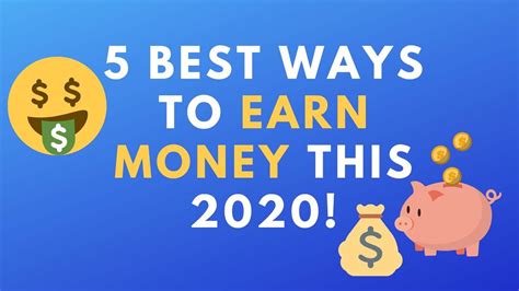 5 Best Ways On How To Earn Money Online This 2020 Youtube