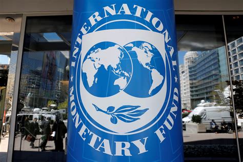 FILE PHOTO: International Monetary Fund logo is seen outside the headquarters building ...