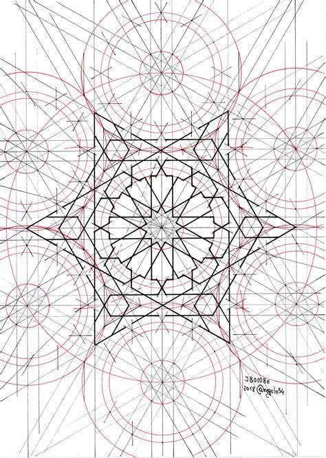 Geometry Symmetry Handmade Mathart Regolo54 Islamicdesign