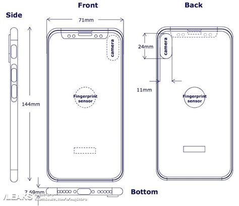The iphone x is here! iPhone 8 diagram based on latest supply chain reports UPDATED: iPhone X « SLASHLEAKS