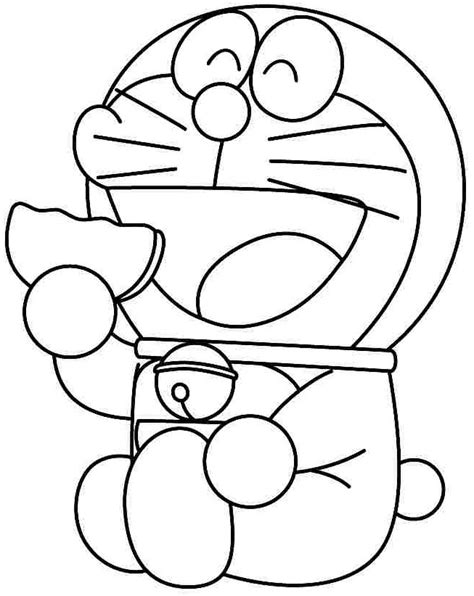 Gambar Doraemon Characters Coloring Pages Gambar Nobita Hitam Putih Di