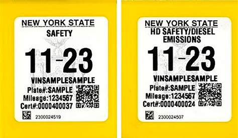 New York Dmv Unveils New Inspection Stickers