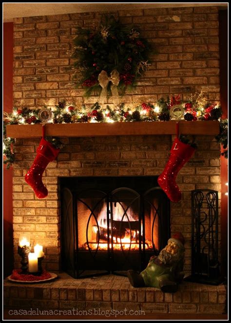 A mantelpiece is an important part of your interior. Christmas Mantel | Christmas mantel decorations, Fireplace ...