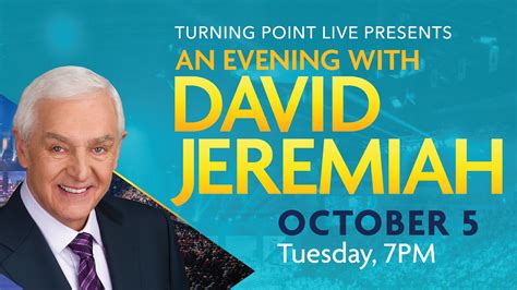 An Evening With David Jeremiah Tampa October 5 2021 Tampa Tampa