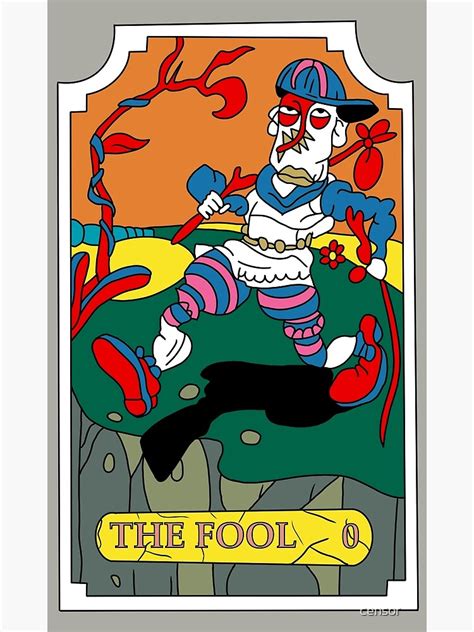 The Fool Jojo Tarot Card Hd Poster For Sale By Cear The Baka