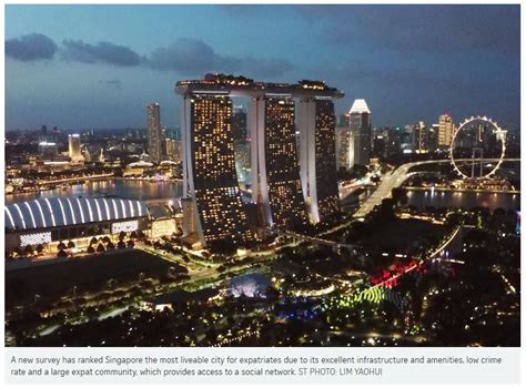 Singapore Ranked Most Liveable City For Asian Expats For 15th Year Asean Economic Community