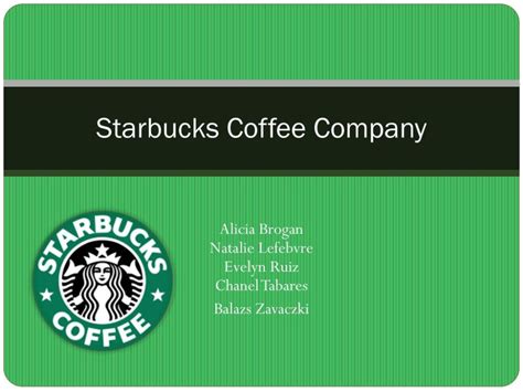 Starbucks Powerpoint Template