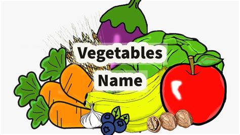 Learn Vegetables Names In English For Kids Animated Easy