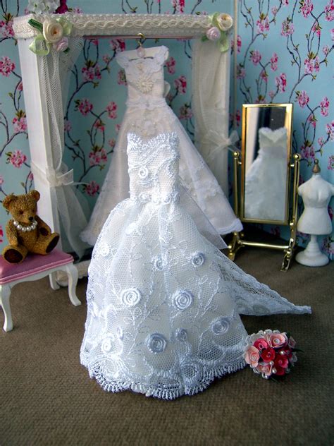 dollhouse wedding dress for sale on etsy in buyminiart sold beautiful wedding gowns wedding