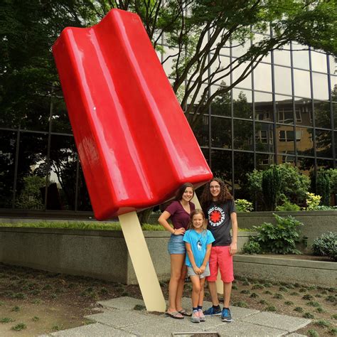 Giant Popsicle In Downtown Seattle Sculpture By Catherine Mayer
