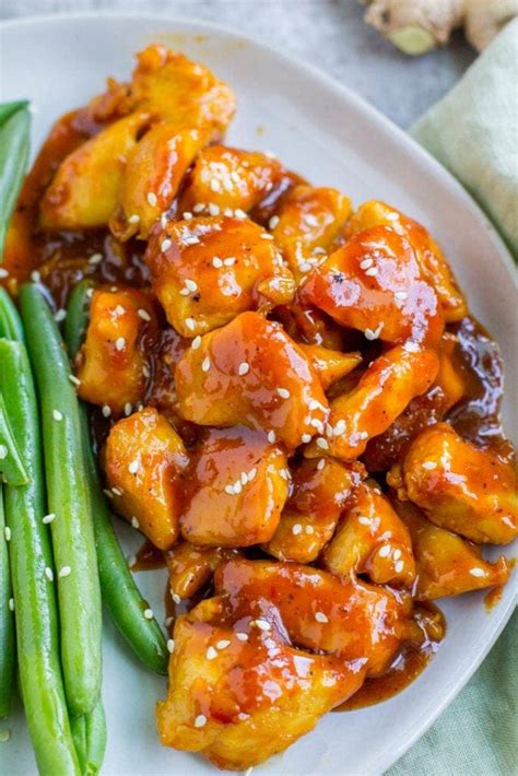 17 fast and healthy chicken recipes. Healthy Orange Chicken - The Clean Eating Couple