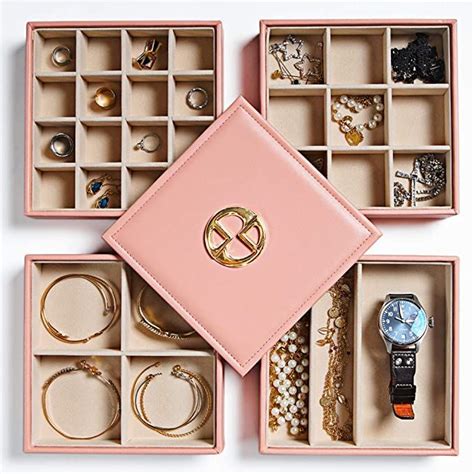 Earring Organizer Tray Jewelry Accessary Storage Box 32 Slot