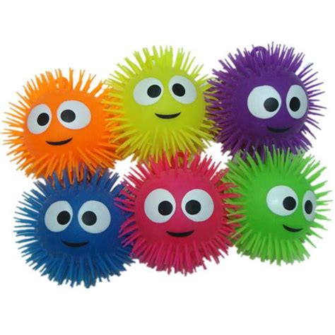 smile face puffer stress ball 4fun day toys factory