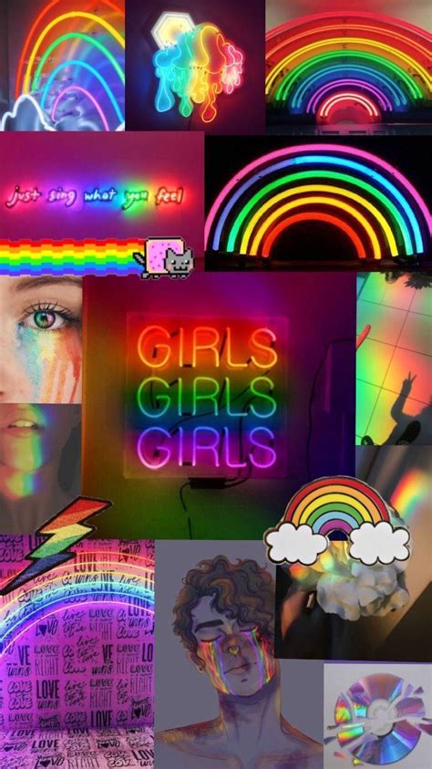 Do you think you could do pansexual wallpapers?? Rainbow Aesthetic Wallpapers - Wallpaper Cave