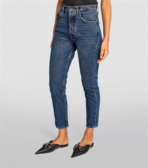 ANINE BING Blue Sonya Skinny Jeans Harrods UK