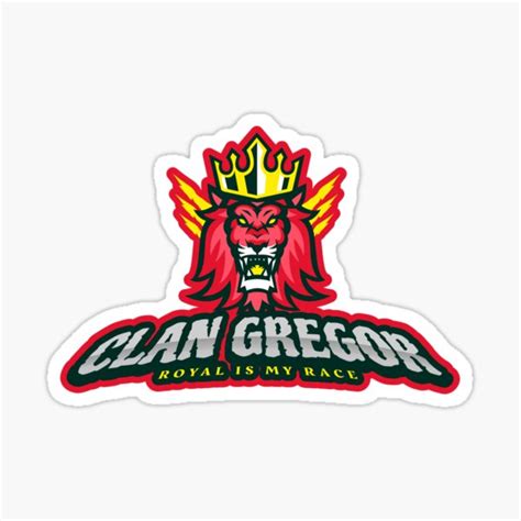 Clan Gregor Alt Crest Sticker For Sale By Keithshirts Redbubble