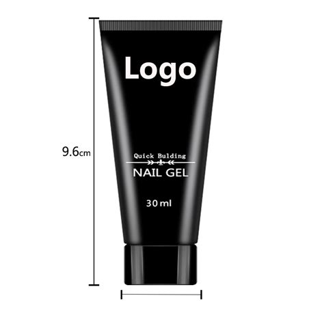 Private Label Acrylic Nail Gel Custom Colors Soak Off Uv Nail Extension Gels 30ml 30 Ml Nude