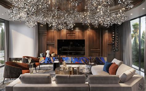 Enchanting Luxurious Villa Interior Design Dubai Uae Studia 54 The